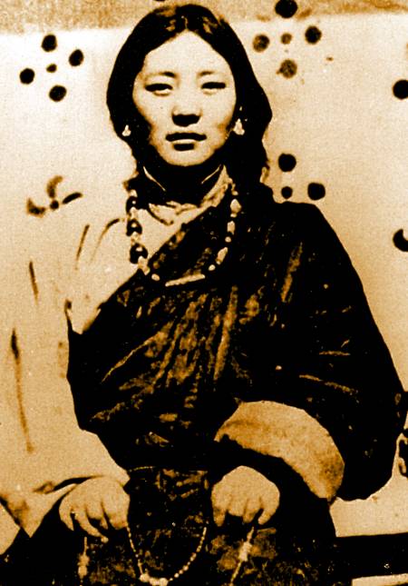 Khandro Tsering Ch&ouml;dr&ouml;n (as a young women)