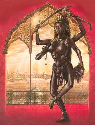 Painting of Kali